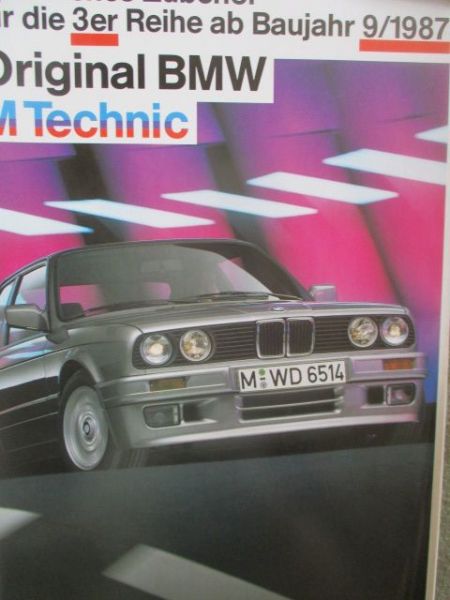 BMW 3er Reihe ab 9/1987 Original M Technic