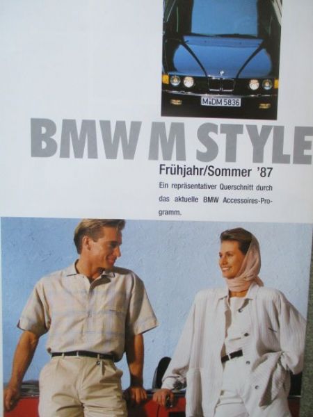 BMW M Style Frühjahr/Sommer 1987