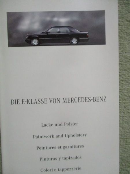 Mercedes Benz E-Klasse Lacke und Polster W124 Mai 1993