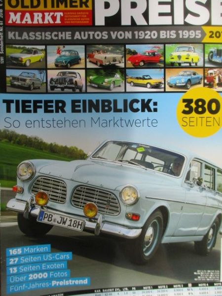 Oldtimer Markt Preise 2018