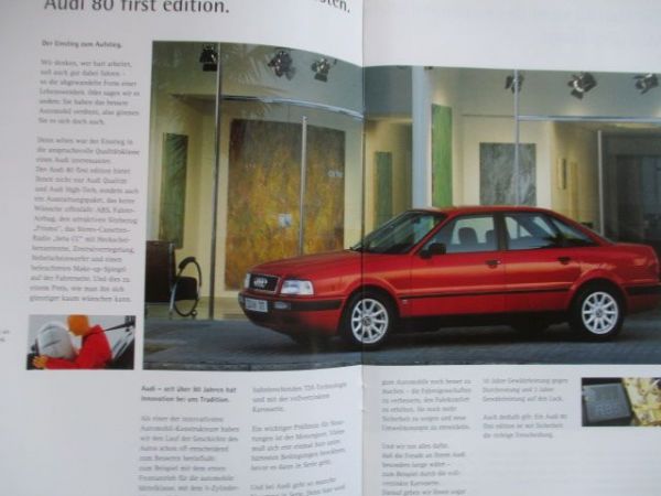 Audi 80 (B4) first edition August 1993