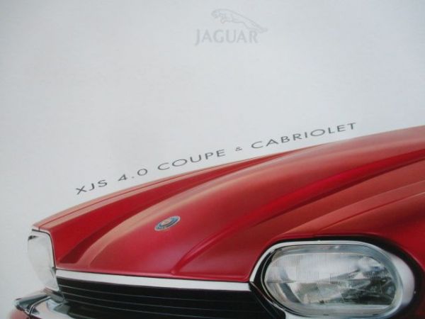 Jaguar XJS 4.0 Coupé & Cabriolet Serie III 1996 Prospekt