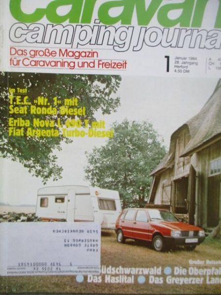 caravan camping journal 1/1984