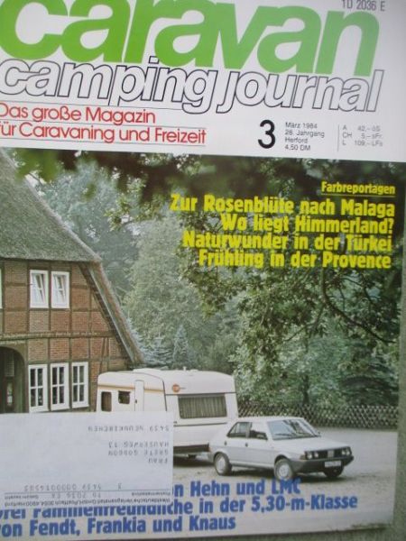 caravan camping journal 3/1984