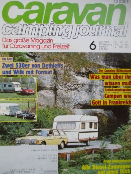 caravan camping journal 6/1984