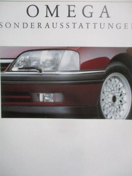 Opel Omega A Sonderausstattungen November 1991