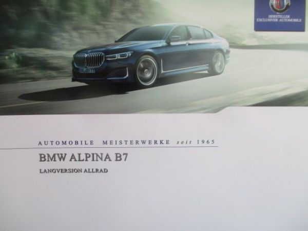 BMW Alpina B7 Langversion Allrad G12 März 2019