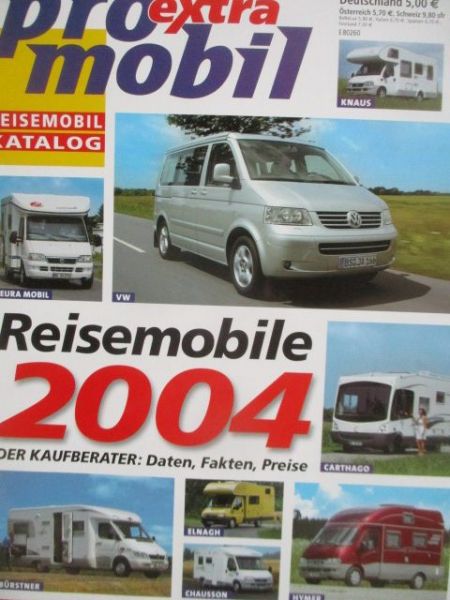 pro mobil extra Reisemobile 2004 Katalog