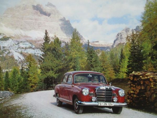Mercedes Benz 180 +180D Prospekt 1962