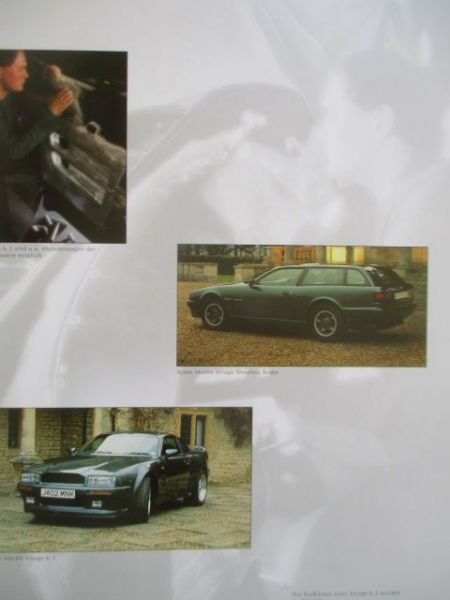 Aston Martin Vantage +Volante +DB7 Prospektmappe