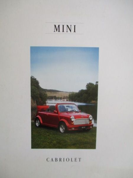 Rover Mini Cabriolet Prospekt 46kw/63ps Juli 1993
