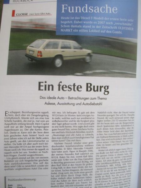 Faszination W124 Herbst/Winter 2013