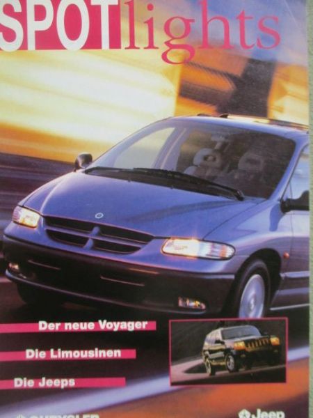 Chrysler Jeep Sportlights Dezember 1995