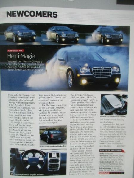 Chrysler 300C Pressestimmen