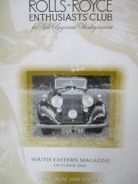 Rolls-Royce Enthusiasts October 2000