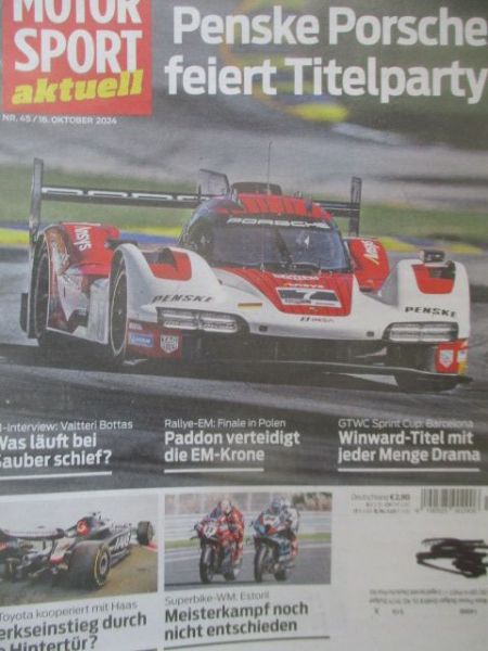 Motor Sport aktuell 45/2024