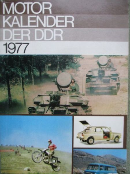 Motor Kalender der DDR 1977