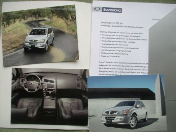 Ssangyong Kyron 200 Xdi November 2005