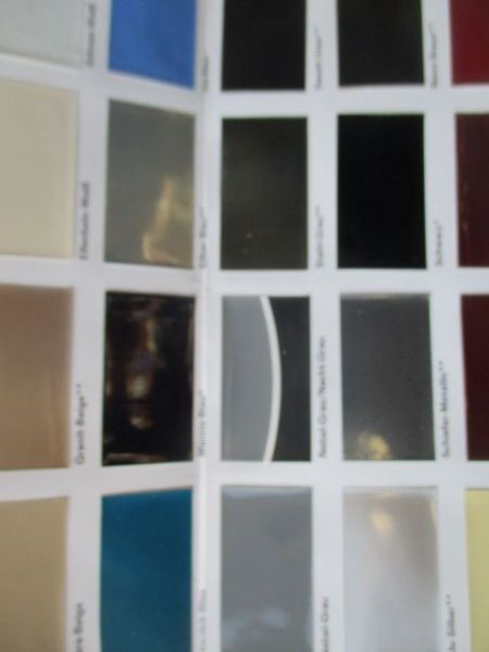 Citroen Karosserie- und Polster Farben Modelljahr 1985