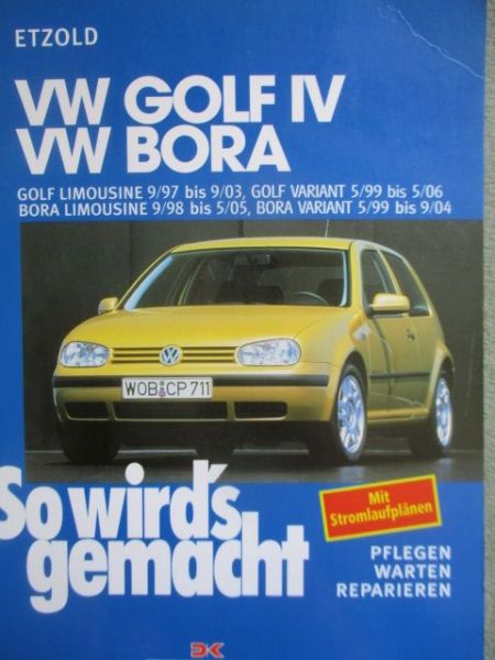 Delius + Klasing H.R. Etzold So wirds gemacht VW Golf IV +Bora