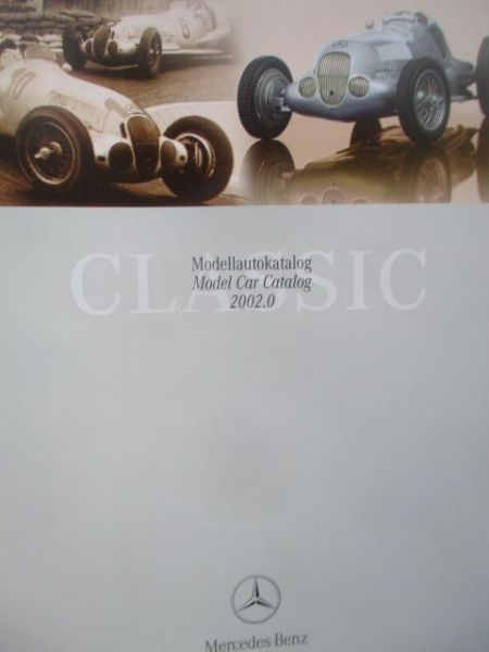 Mercedes Benz Classic Modellautokatalog 2002