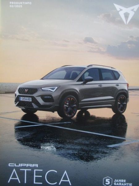 Cupra Ateca Produktinfo 2/2025
