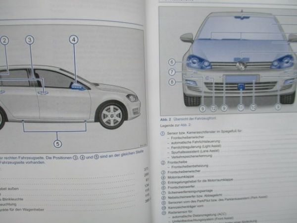 VW Golf VII (AU) +GTI GTD November 2013 Bordbuch Deutsch