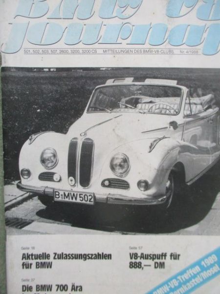 BMW V8 Journal 4/1988