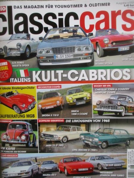 Auto Zeitung classiccars 6/2025