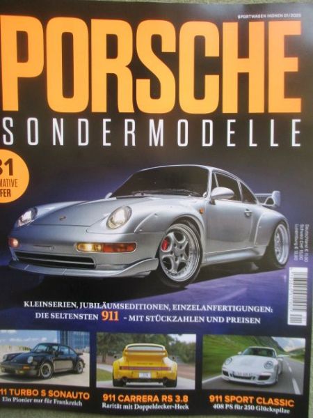 Porsche Sondermodelle Sonderheft