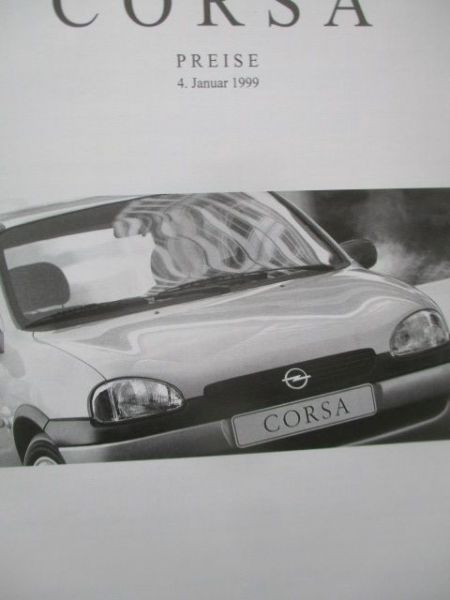 Opel Corsa B Januar 1999