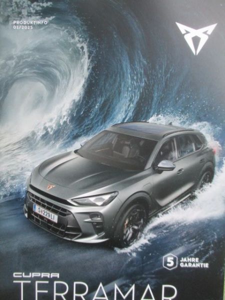 Cupra Terrarmar Produktinfo Januar 2025