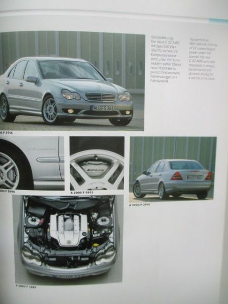 Mercedes Benz C-Klasse W203 Pressemappe