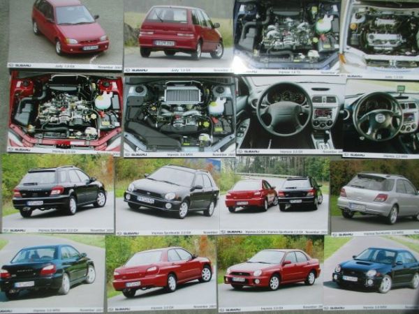 Subaru Modelljahr 2002 Pressemappe