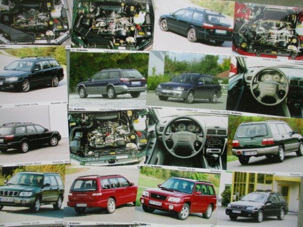 Subaru Modelljahr 2002 Pressemappe