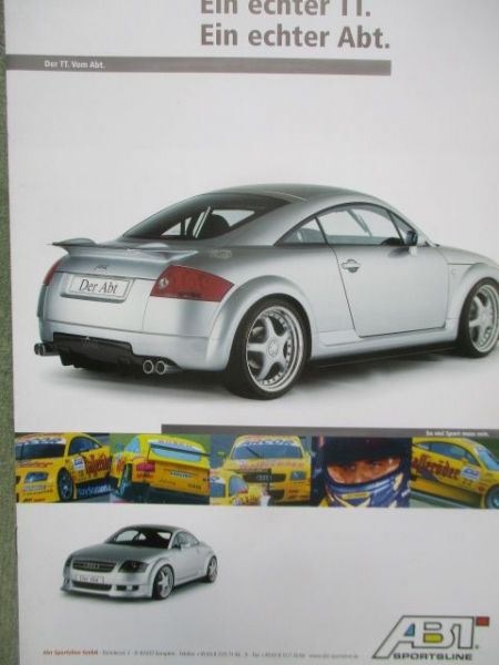 Abt Sportsline Audi TT (8N) Prospekt+Preisliste Februar 2001