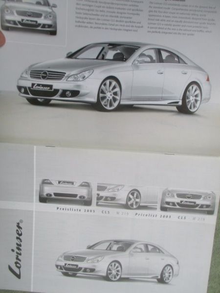 Lorinser Mercedes Benz CLS W219 Katalog Januar 2005