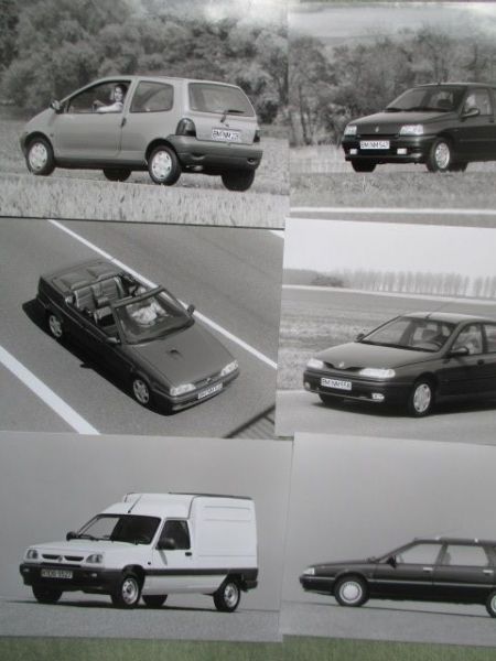 Renault Pressemappe Modelljahr 1994