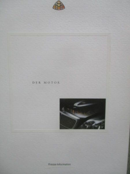 Maybach der Motor 2002