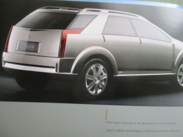 Cadillac Vizón Pressemappe Ringbuch +CD-R 2001
