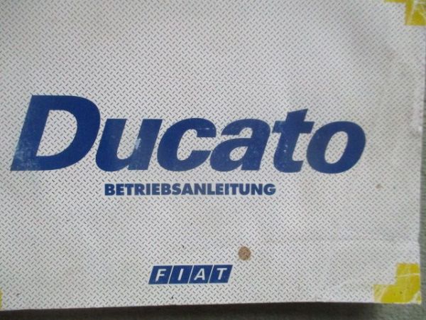 Fiat Ducato II (Typ 230/244) Bordbuch April 1996