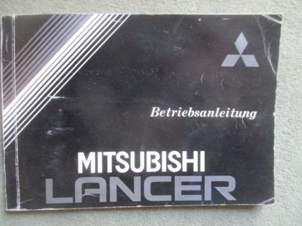 Mitsubishi Lancer CV12-C37V 1987 Bordbuch Deutsch