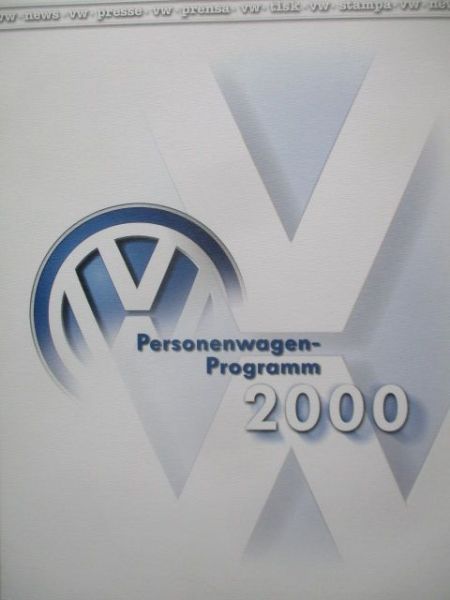 VW Programm märz 2000
