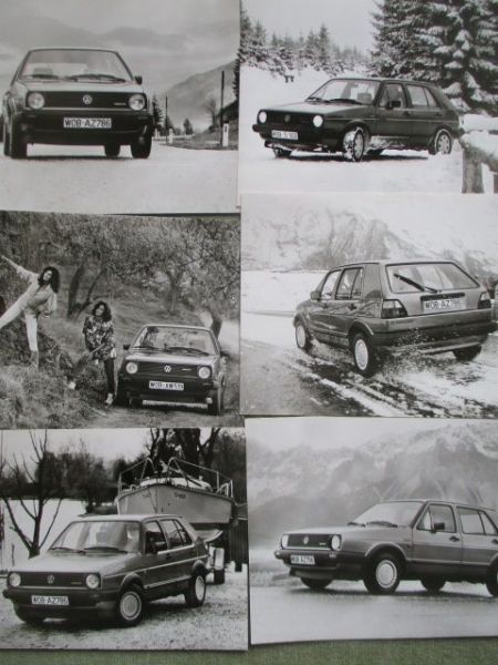 VW Golf II Syncro (19E) Pressefotos  18x24cm Format