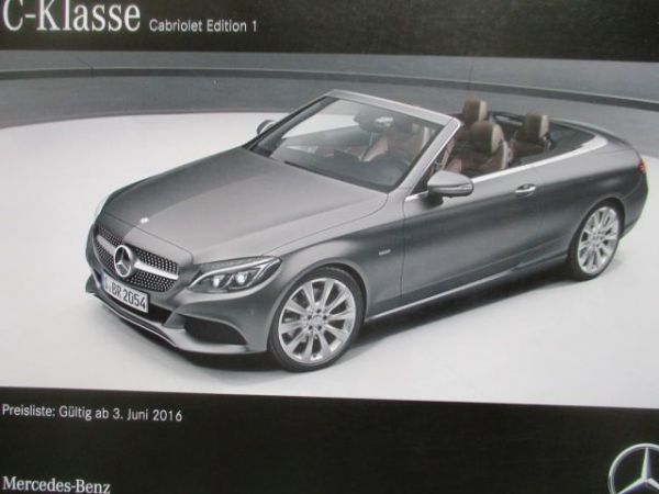 Mercedes Benz C-Klasse Cabrolet A205 Edition 1