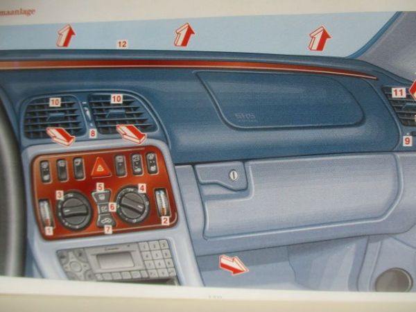 Mercedes Benz CLK-Klasse W208 Betriebsanleitung Buch 1/2001