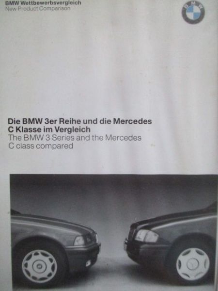 BMW 3er Reihe E36 und Mercedes C-Klasse W202