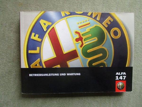 Alfa Romeo 147 Bordbuch