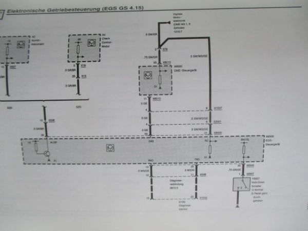 BMW 5er Reihe E34 Motor M50 Getriebe THM-R1 Modelljahr 1990