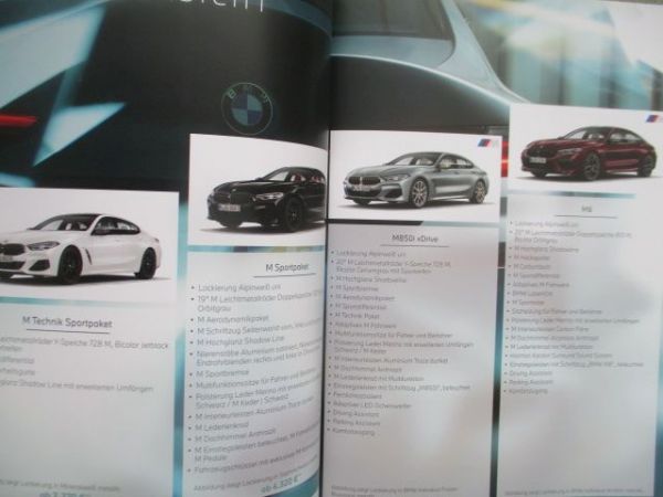 BMW 840i +xDrive M850i xDrive 840d xDrive G16  +M8 F93 Gran Coupé 7/2021